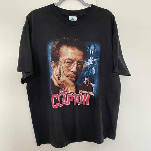 American Vintage Other - 1990’s Vintage Eric Clapton Pilgrim Tour Rap Tee T-shirt